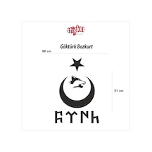Göktürk Sticker (Beyaz Sticker)