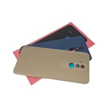 Tkgz - Mate 20 Lite Arka Kapak Full Lensli Cam Mavi