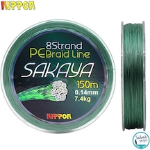 Nippon Sakaya 8X Pe Ip Misina K.Yeşil 150Mt 0.14Mm 7.4Kg