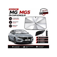 Mg Mg5 Şemsiye Tip Ön Cam Güneşliği Katlanabilir Uv Korumalı Araç Cam Güneşlik