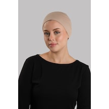 Hürrem Bone Bej Pratik Hazır Geçmeli İç Bone Viskon Fileli Nefes Alabilen 3014 12