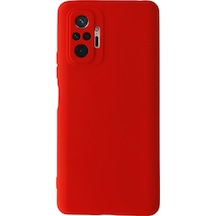 Note 10 Pro Kılıf Nano İçi Kadife Silikon - Kırmızı