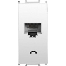 Panasonic Modüler Opak Beyaz Nümeris Telefon Prizi Cat-3 Altlık+kapak 1m - Wvtt14024wh-tr