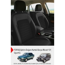 Mocha Taytüyü Oto Koltuk Kılıfı Tofaş Kartal-şahin-doğan-serçe-tempra Uyumlu Siyah