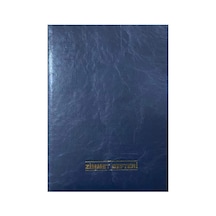 Zimmet Defteri Suni Deri 100 Yaprak 21x30 Çok Renkli