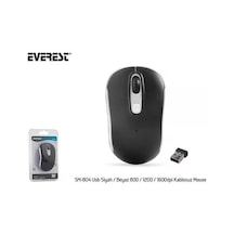 Everest Mouse Sm-804 Usb Siyah-beyaz Kablosuz Diğer