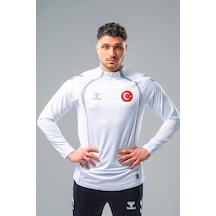 Hummel Target Milli Takım Antrenman Eşofman Üstü Beyaz
