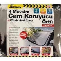 Araç Buzlanma Önleyici Örtü Branda Buz Kar Güneş Koruyucu (156CM.