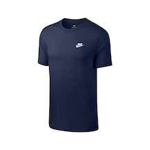 Nike M Nsw Club Tee Erkek Lacivert T-Shirt - Ar4997-410