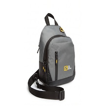 Esvelans Unisex Çapraz Askılı Göğüs Ve Omuz Çantası Günlük Body Bag Gri