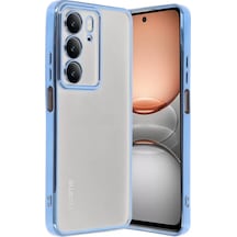 Newface Realme C75 4g Kılıf Razer Lensli Silikon - Açık Mavi