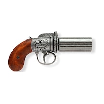 Denix 6 Barrels Pepper-Box Revolver - England 1840