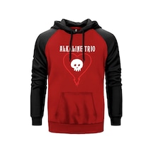 Alkaline Trio Hearth Gri Renk Reglan Kol Sweatshirt