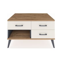 Kronos Şifonyer 3 Çekmeceli 88x59x48 Antrasit-çam/aytaşı Çam/aytaşı