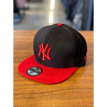 Ny Yankees Siyah Renk Kanvas Hiphop Snapback Rapper Cap Şapka