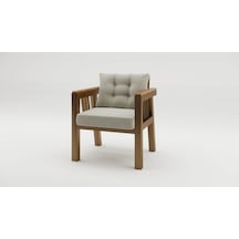 Elmas 1'li Krem Metal Gövde Balkon-bahçe-kafe,çay Seti,koltuk Takımı,oturma Grubu,ofis Koltuğu Çok Renkli