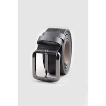 Tudors Erkek 4 Cm Spor Siyah Kemer-22903 Siyah