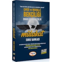 Yediiklim Yayınevi Çarşı Ve Mahalle Bekçiliği Sınavlarına Hazırlık Mülakat Soru Bankası- Yediiklim Yayınları