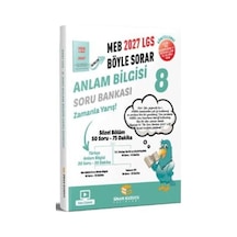 2027 8. Sınıf Anlam Bilgisi Soru Bankası Sinan Kuzucu