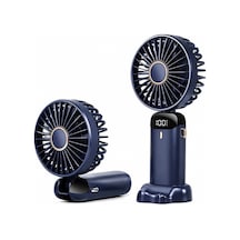 Powermaster Pm-25102 Lacivert Kokulu Fan Katlanabilir Taşınabilir Mini El Vantilatörü
