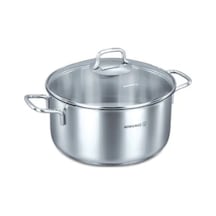 Korkmaz KOR A1656 Perla Derin Çelik Tencere 22 x 11 CM 4 L