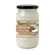Tazemiz Soğuk Sıkım Hindistan Cevizi Yağı 100 ML