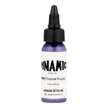 Dynamic Tropical Purple Dövme Boyası 30ml Canlı Tropikal Mor, Premium Tattoo Ink