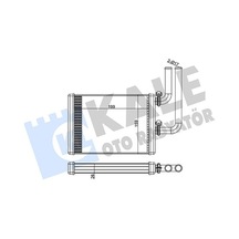 Kale Kalorıfer Radyatoru Mıtsubıshı Lancer Outlander 03-08 Klr-347360