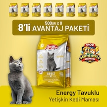 Cat Food Energy Tavuklu Yetişkin Kedi Maması - 8 Adet