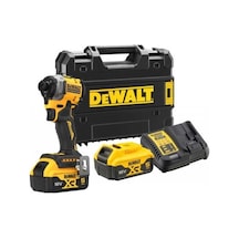 Dewalt DCF850P2T-QW 18V 5.0Ah Li-Ion Çift Akülü Profesyonel Kömürsüz Darbeli Tornavida