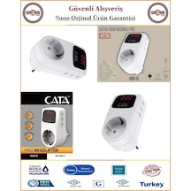 Cata Regülatör Akım Korumalı Priz - 4000w Yok