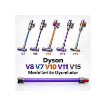 Dyson V7 V8 V10 V11 Uyumlu Elektrikli Süpürge Uzatma Borusu Mavi Lacivert