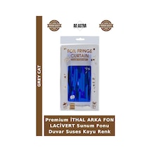 Premium İthal Arka Fon Lacivert Sunum Fonu Duvar Suses Koyu Renk