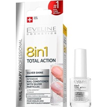 Evelıne 8 In 1 Total Action Silver Shine Nail Conditioner 12 ML