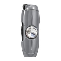 Hunter Tek Torch Pürmüz Gümüş Slim Metal Puro Çakmağı & Stres Çarkı Ack077