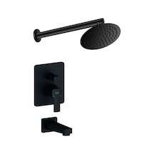 Gpd Mab160-S Ankastre Duş Seti Pedra Siyah Ads28-S Siyah