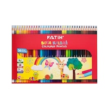 Fatih Kuru Boya Karton Kutu Tam Boy 36 Renk 33245 Kırmızı