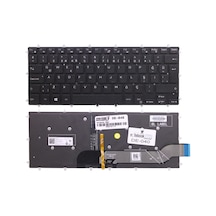 Dell Uyumlu P75G001. P78G001. P88G001 Notebook Klavye Işıklı Siyah Tr Siyah Işıklı - Büyük Enter