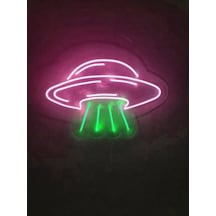 Ufo Neon Led Tabela Neon Yazı Neon Dekoratif Duvar Aydınlatması (540027031)