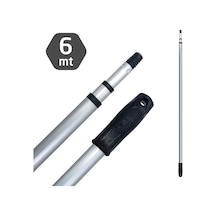 Master 510824 Teleskopik Saplı Alüminyum Sırık 6 Mt 3 Kademeli
