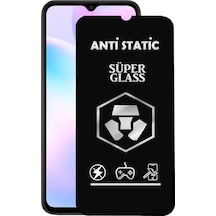 Xiaomi Redmi 9A ile Uyumlu Tam Kaplayan Anti Statik Dayanıklı Süper Cam Ekran Koruyucu