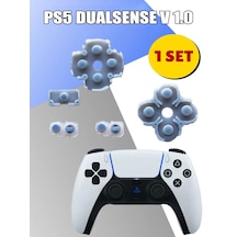 Ps5 İç Lastik V1 Silikon İletken Ps5 Dualsense Versiyon 1 Tamir Yedek Parça Siyah