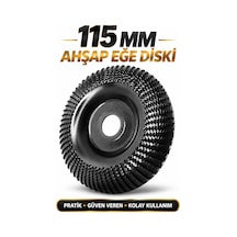 Ahşap Eğe Diski 115 Mm Tungsten Karbür Ahşap İşleme