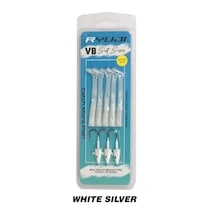 Ryuji V8 10cm 10gr Silikon Yem 3+5 White Silver