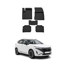 Nissan Qashqai 3 - E-power 2021-2026 Uyumlu 4d Havuzlu Paspas Kauçuk Siyah 5 Parça