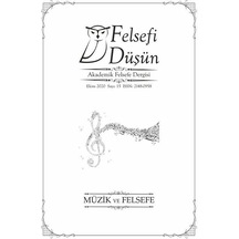 Felsefi Düşün Sayı:15 Müzik ve Felsefe