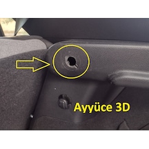 Ayyüce 3d, Hyundai İ20 Uyumlu Bagaj Pandizot Ayakları, 2x, Siyah
