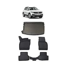 Volkswagen T-cross 2026 Model İle Uyumlu 5d Premium Ekstra Havuzlu Paspas Ve Bagaj Havuzu Set