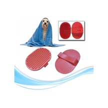 By Nevser Ergonomik Masajlı Evcil Hayvan Kedi Köpek Yıkama Fırçası Aparatı
