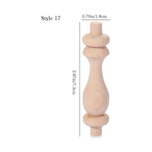 El Sanatları Avrupa Tarzı Mobilya Ayak Bacaklar Dolap Koltuk Ayakları Vintage Ahşap Oyma Ev Dekor 17